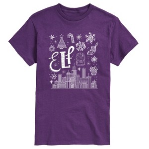 Men's - Elf - Doodle Logo Short Sleeve Graphic T-Shirt - 1 of 3