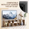 Sapphtopaz 2PCS TV Stand with Open Storage Bookcase Shelf L-Shaped Media Center Console Free Combination TV Stand Entryway Table for Living Room - 4 of 4