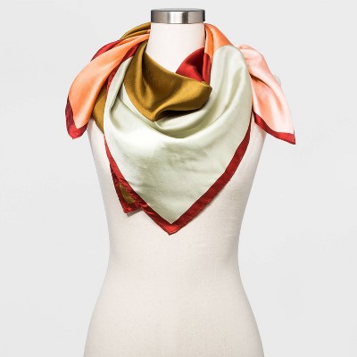 Women's Print Silk Scarf - A New Day™