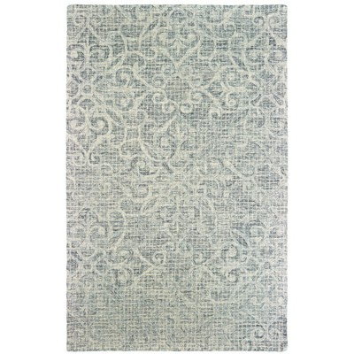 Oriental Weavers Tallavera 55602 Grey/ Ivory Indoor Area Rug - 5' x 8'