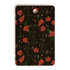 Camilla Foss Midnight Flourish Cutting Board Rectangle - Deny Designs - 1 of 3