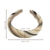 Unique Bargains Women's Bohemian Style Straw Rattan Sponge Headband Assorted Color 2 Pcs - image 4 of 4