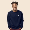 Dalix Cappuccino Embroidered Fleece Crewneck Long Sleeve Sweatshirt Mens - 2 of 4