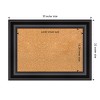 Amanti Art Grand Black Framed Corkboard, Natural Cork - 4 of 4