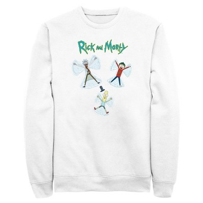 Rick and 2024 morty sweatshirt white