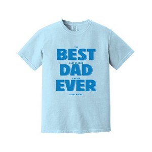 Simply Sage Market Men's Best Dad Ever Short Sleeve Garment Dyed Tee - 1 of 2