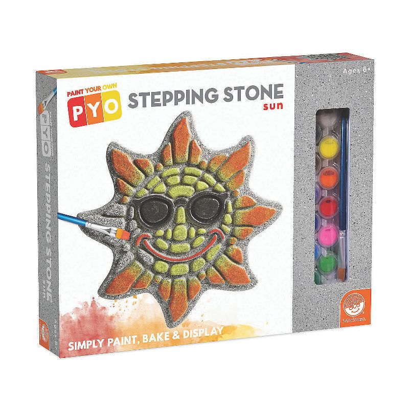 MindWare Paint Your Own Stepping Stone: Sun - Creative Activities -14 Pieces, 2 of 5