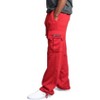 G-Style USA Men's Solid Fleece Heavyweight Cargo Pants - 2 of 4