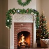 1 Pcs 9FT Christmas Norfolk Pine Garland, Realistic Cedar Garland Artificial Pine Cypress Vines - 2 of 4