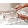 Joseph Joseph Viva Large Cosmetic and Toiletry Organizer with Removable Mirror: Off-White ABS Bathroom Tray, Hand Wash - 4 of 4