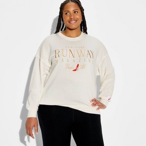 Women's Crewneck The Devil Wears Prada Runway Magazine Graphic