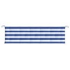 vidaXL Garden Bench Cushion Blue&White Stripe 70.9 in.x19.7 in.x2.8 in. Oxford Fabric - 4 of 4