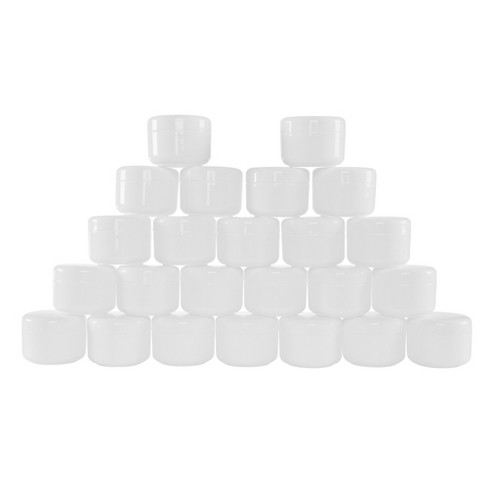 24-pack Of Small Containers With Lids - 4-ounce Plastic Travel
