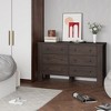 Whizmax Dresser for Bedroom with 6 Drawers, Wood Drawer Dresser with Metal Handle, Chest of Drawers for Bedroom, Living Room, Hallway, Home Office - 3 of 4