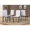 NicBex Set of 4 Dining Chair Faux Leather Upholstered Metal Legs Side Chair Dining Room Furniture - 2 of 4