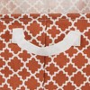 Design Imports Set of 2 Rectangle XL 12.5'' x 17.5'' x 10.5'' Pe Coated Cotton Poly Laundry Bins Lattice Cinnamon - 3 of 4