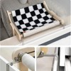 Bencmate Pet Beds Cat Window Perch Cat Hammock,Cat Seat Bed with Reversible Mat Holds up to 40lbs, Multicolored(18.50"*15.60"*8.50") - 2 of 3