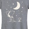 Women's - Peanuts - Snoopy Star Gazing Short Sleeve Graphic T-Shirt - 2 of 4