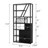 TROPOW Wine Bar Cabinet, LED Lights - Tall Coffee Bar Station with Power Outlets, Wine Rack for Living Room - 2 of 4