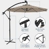 GustoWave 10FT Cantilever Patio Umbrella with Cross Base - 3 of 4