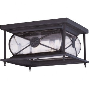 Livex Lighting Oslo 1 - Light Post Light in  Satin Brass - 1 of 4