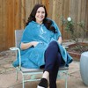 Catalonia Women's Fuzzy Fleece Cardigan, Open Front No Sleeve Shrug, Cozy Hoodie Blanket Shawls Wearable, Valentine’s Day Gift Woman - 3 of 4