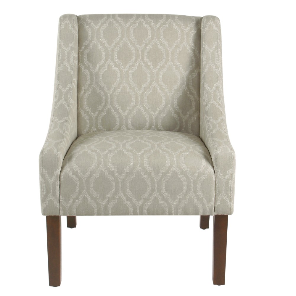 Homepop Modern Swoop Arm Accent Chair Tan Geometric was $229.99 now $172.49 (25.0% off)