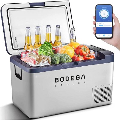 Bodega 12 Volt Car Refrigerator, 27 Quart (25l) Portable Freezer (-4 ...