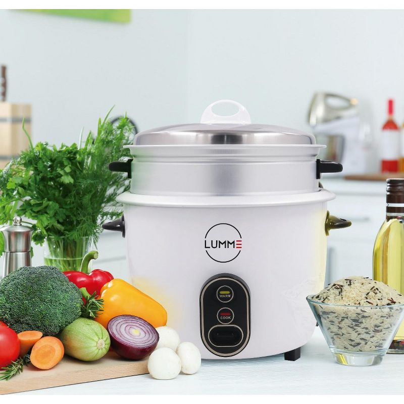 Lumme Rice Cooker and Steamer 14 Cup, 4 of 5