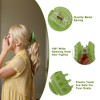 Unique Bargains Women's French Large Hair Caw Clips 3 Pcs - 4 of 4