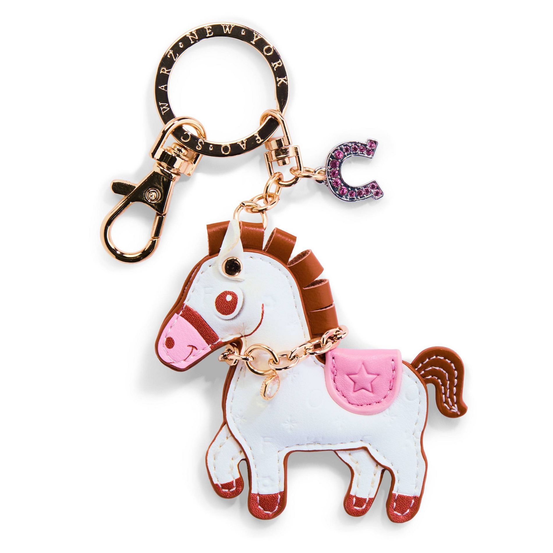 FAO Schwarz Bag Charms Leather Horse