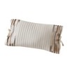 N Natori Embroidered Cotton Oblong Decorative Pillow, White - 4 of 4