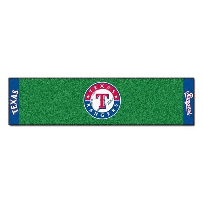 MLB Texas Rangers 1.5'x6' Putting Mat - Green