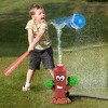 ARTSEA 2-in-1 Water Sprinkler Baseball Toys, Summer Spinning Water Spray Toy with 2 Sprinkler Heads and 4 Balls, 360° Roating(Tree Stump) - 4 of 4