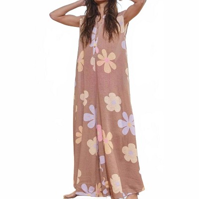 Women's Groovy Bloom jumpsuit - BUCKETLIST