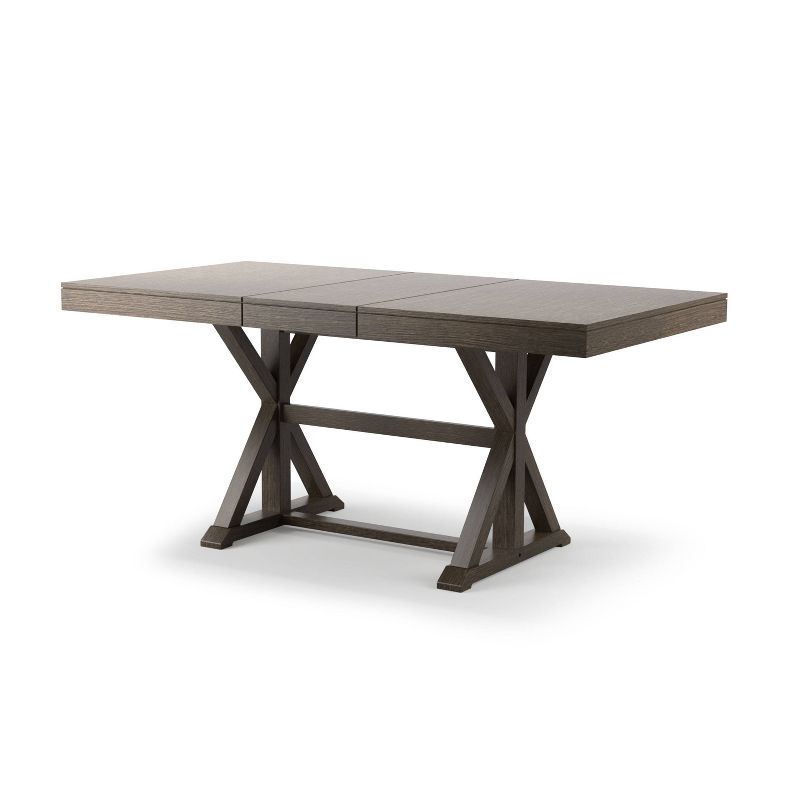 78&#34; Rawlins Rectangular Extendable Dining Table Gray - HOMES: Inside + Out, 1 of 6