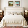 Velvet Upholstered Wingback Bed Frame, No Box Spring, Storage Space, Strong Slats, Easy Assembly - 3 of 4