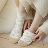 Anna-Kaci 3 Pairs Cozy Fluffy Crew Socks with Heart Pattern Design for Women - 3 of 4