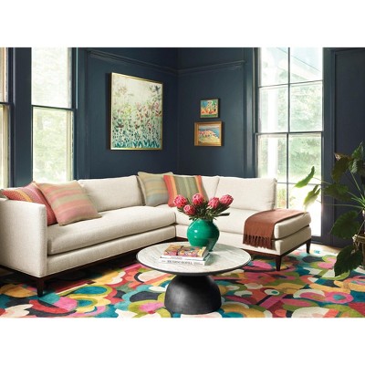 Multicolor 5x8 Handmade Wool Tufted Rectangular Rug