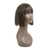 Unique Bargains Women's Halloween Bob Wigs 13" Brown with Wig Cap - image 4 of 4