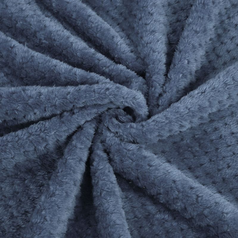 PiccoCasa Flannel Fleece Bed Blankets Fuzzy Plush Lightweight Bed Blankets, 6 of 9