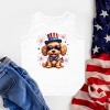 The Juniper Shop Patriotic Fluffy Dog Toddler Tank - 3 of 4