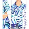 HAPPY BAY Women's Button Down Blouses Summer Party Blouse Shirt Hawaii Blouses Short Sleeve Vacation Dress Button Up Hawaiian Shirts - 4 of 4
