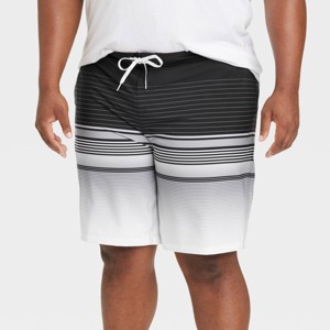 Men's Striped Board Shorts - Goodfellow & Co™ - 1 of 3
