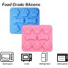 JDICTION 2 Pack Silicone Molds - Puppy Dog Paw & Dog Bone Shapes for Baking Chocolate, Candy, Jelly, Ice Cube Treats - 2 of 4