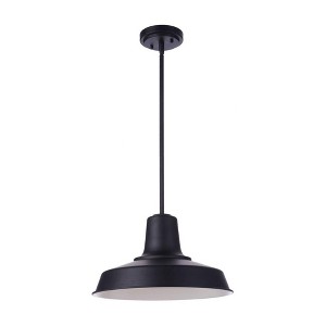 Craftmade Lighting Briscoe 1 - Light Pendant in  Midnight - 1 of 1