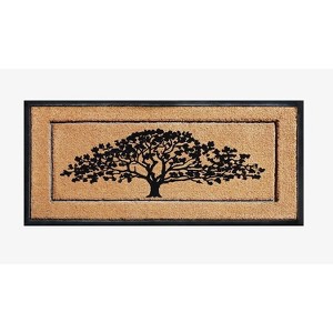 A1HC Natural Coir & Rubber Door Mat, 30"x60", Thick, Durable, Heavy Duty, Anti-Shed, Outdoor Entrance Doormat - 1 of 4