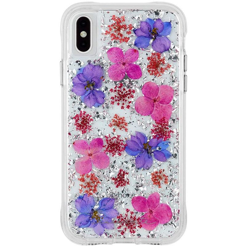Case-Mate Karat Petals Case for Apple iPhone Xs Max - Purple Petals, 1 of 4