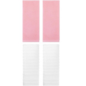 REGALWOVEN 4 Pcs Cotton Quick Drying Soft Striped Hand Towel 14" x 30" - 1 of 4