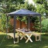 vidaXL Professional Party Tent - UV and Water-Resistant Outdoor Canopy, Easy to Assemble - Durable Rust Resistant Steel Frame - Anthracite - 2 of 4